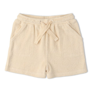 Organic Terry Tee & Shorts Set - Butter Yellow