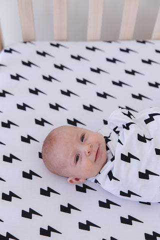 Bowie (ribbed) - Crib Sheet