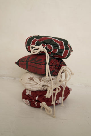 Muslin Crib Sheet | Holiday Stripe
