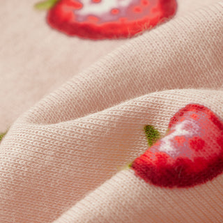 Strawberry Organic Cotton Kerchief Bib