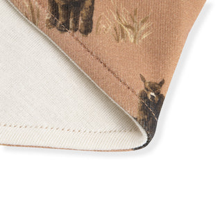 Alpaca Organic Cotton Kerchief Bib
