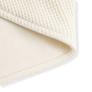 Vanilla Waffle Kerchief Bib