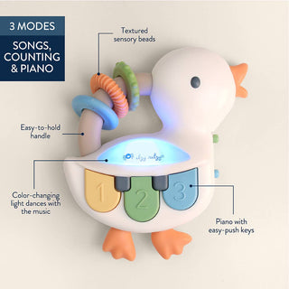 *NEW* Bitzy Tunes™ Goose - Light-up Interactive Piano Toy