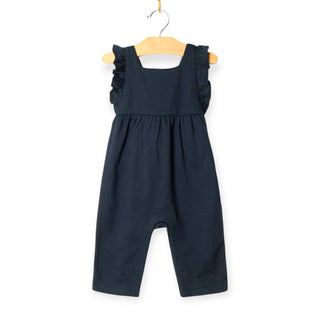 Midnight Blue Flutter Overall