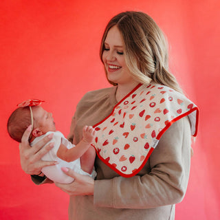 3 Pack Premium Burp Cloths - Clementine