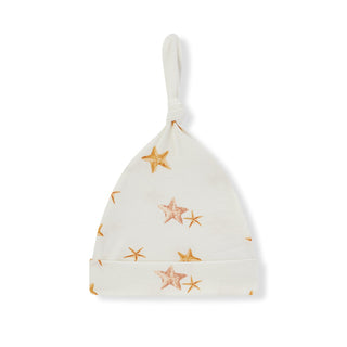Starfish Dreams Luxe Stretch Knotted Beanie Hat