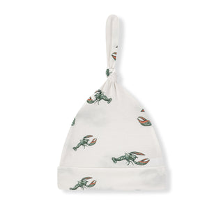 Mint Lobster Luxe Stretch Knotted Beanie Hat