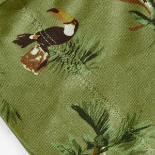 Toucan Cotton Stretch Knotted Beanie Hat