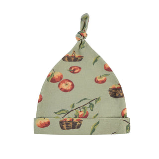 Apple Orchard Organic Cotton Knotted Beanie Hat