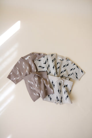 Lightning Bolt Knit Set