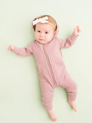 Plum Hoodie Jumpsuit