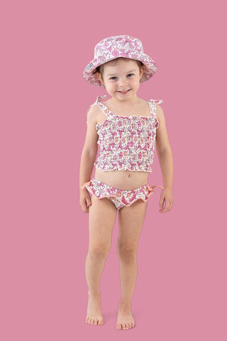 MAGICAL MERMAID DREAM SMOCKED TANKINI TWO PIECE SWIM SUIT