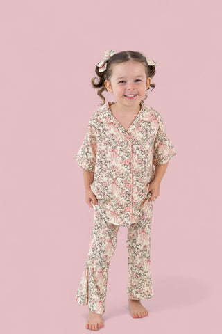 VICTORIAN BLOOM DREAM GIRL'S FLARE SET