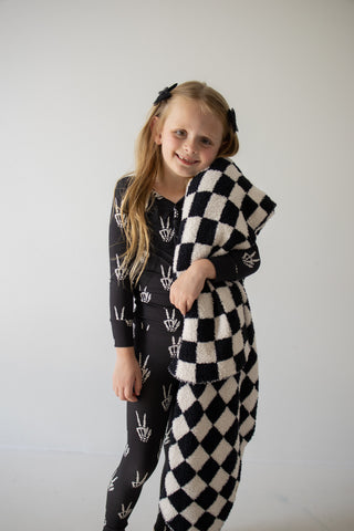 Bamboo Two Piece Pajamas | Midnight Skelly
