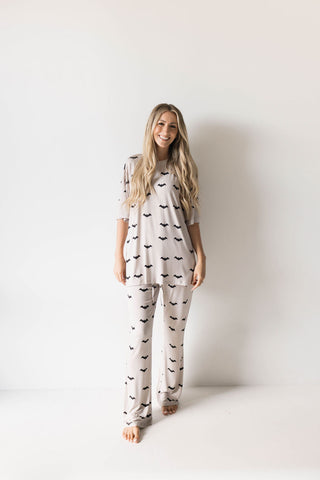 Short Sleeve Women's Bamboo Lounge Set | It's Bats!