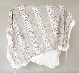 Adult Luxe | Snowcat Ivory Blanket