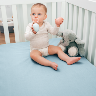 Muslin Fitted Crib Sheet by Comfy Cubs