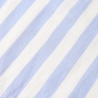 Organic Collared Romper - Blue Stripes