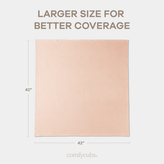 Muslin Swaddle Blankets, 42” x 42” in Blush, Bold Blush, Dusty Rose, Pack of 3