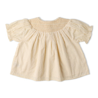 Organic Smocked Top & Shorts Set - Butter Yellow