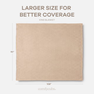 Adult Waffle Blankets in Blush