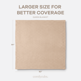 Adult Waffle Blankets in Blush