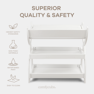 Baby Changing Table by Comfy Cubs - White