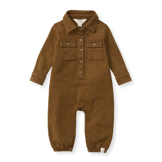 Button Down Jumpsuit - Hunter