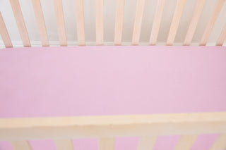 (SOLID, ribbed) Saltwater Princess - Crib Sheet