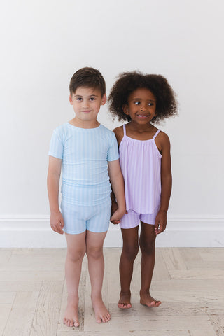 Amelia (ribbed) - Tank Short Set