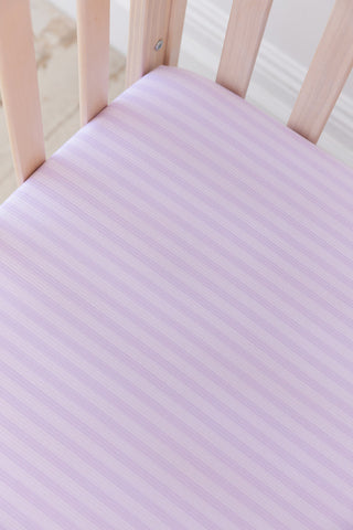 Amelia (ribbed) - Crib Sheet