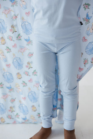 Blue Macaron (ribbed) - Set