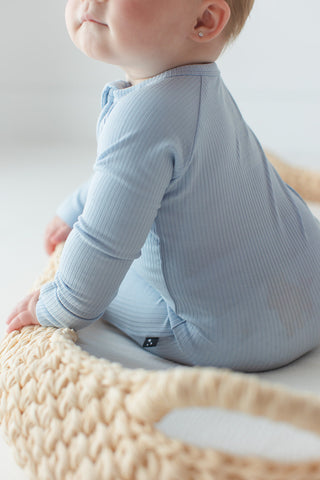 Blue Macaron (ribbed) - Zippy