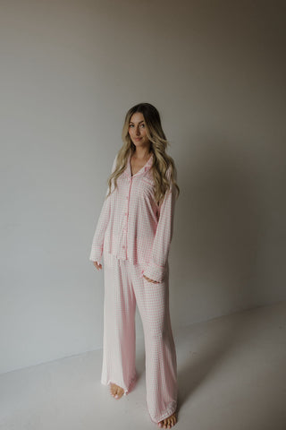 Women's Bamboo Button Up Lounge Set | Giselle