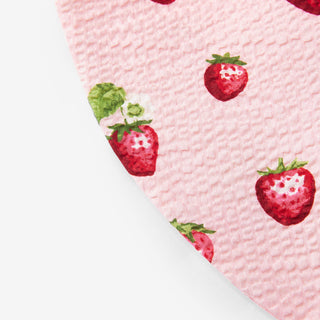 Strawberry Wide Brim Sun Bonnet Hat