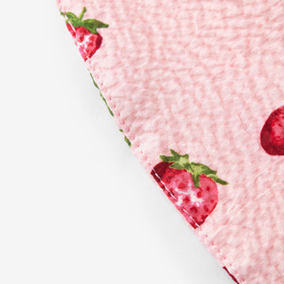 Strawberry Wide Brim Sun Bonnet Hat