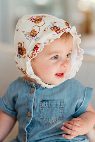 Strawberry Organic Cotton Bonnet