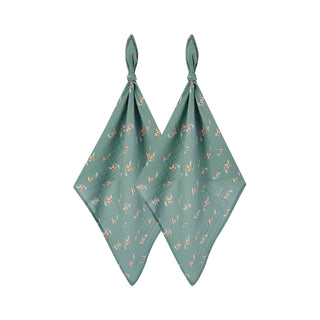 Swimming Koi Organic Cotton Two-Piece Burp Cloth Set