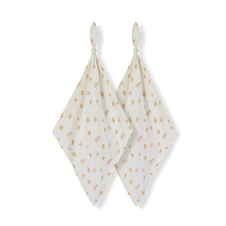 Starfish Dreams Bamboo Two-Piece Burp Cloth Set
