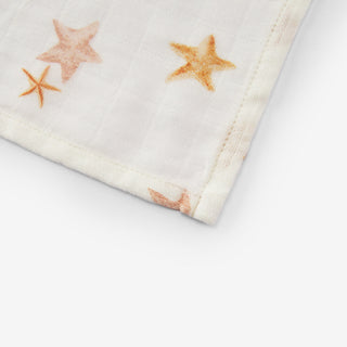 Starfish Dreams Bamboo Two-Piece Burp Cloth Set