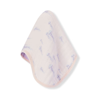 Sunset Jellyfish Contour Four Layer Burp Cloth