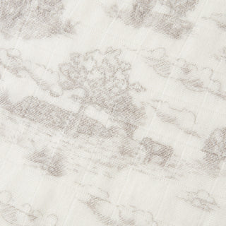 Country Toile Bamboo Two-Piece Burp Cloth Set