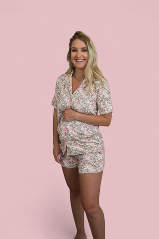 VICTORIAN BLOOM WOMEN’S DREAM SHORT SET