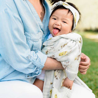 Butterfly Big Lovey Three-Layer Muslin Blanket