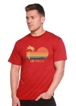 Los Angeles Unisex Bamboo Viscose/Organic Cotton Short Sleeve Graphic T-Shirt