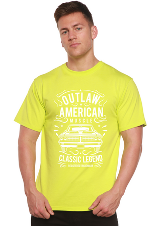 Outlaw American Muscle Spun Bamboo® Men's Bamboo Viscose/Organic Cotton Short Sleeve Graphic T-Shirt