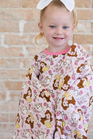 Provincial Petals - Quilted Blanket