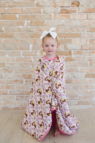 Provincial Petals - Quilted Blanket