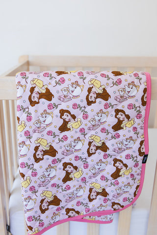 Provincial Petals - Quilted Blanket