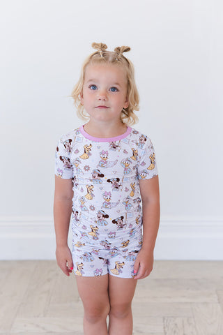 (PINK) Adventure Ahoy - Biker Short Set
